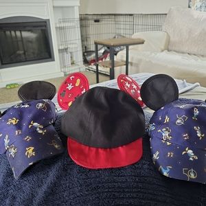 Three toddler size Mickey Mouse hats. 50th Anniversary. Disney Parks
